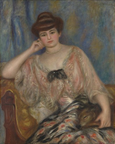 Portrait of Misia Godebska-Sert by Pierre Auguste Renoir